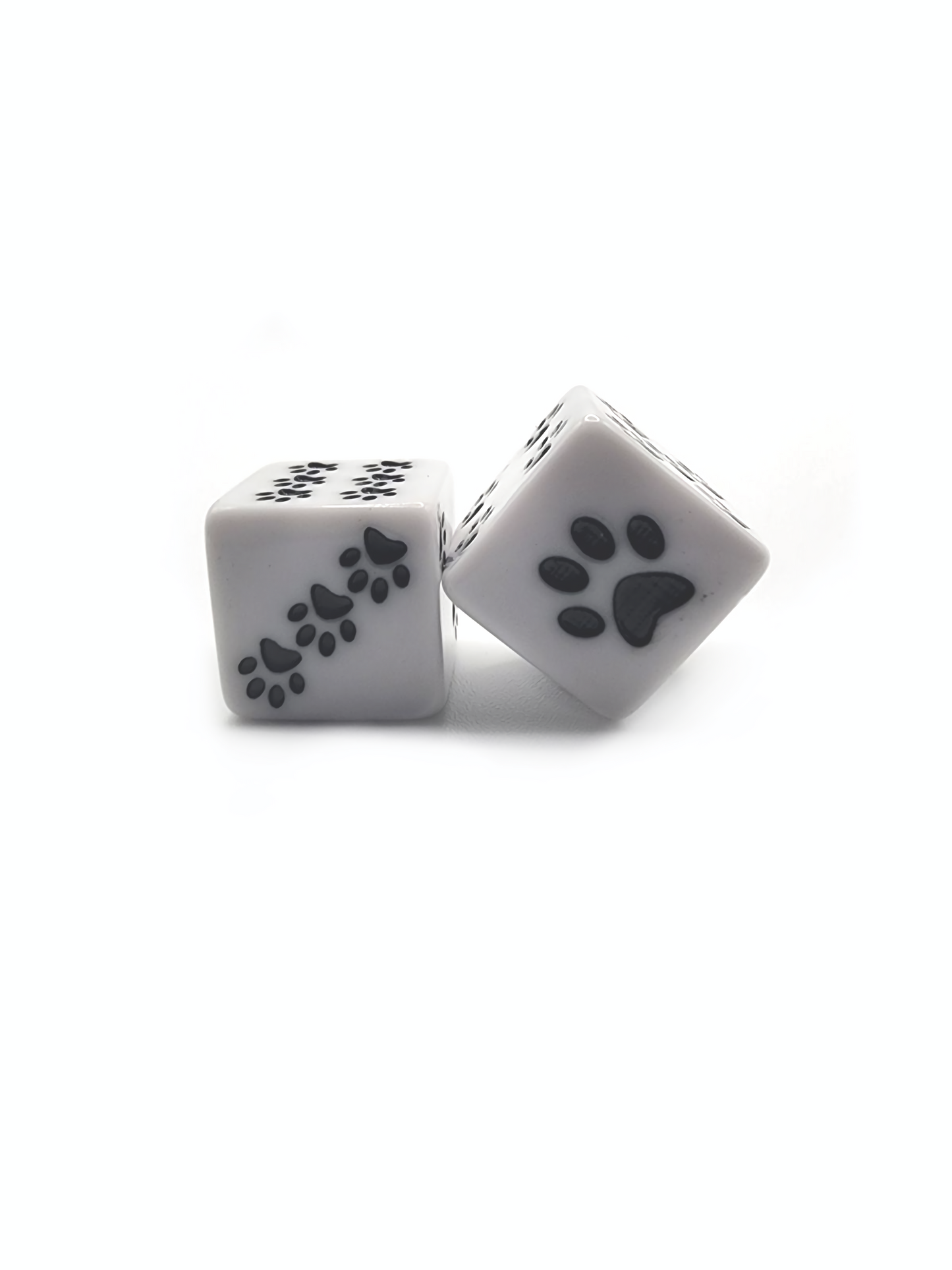 Paw print dice