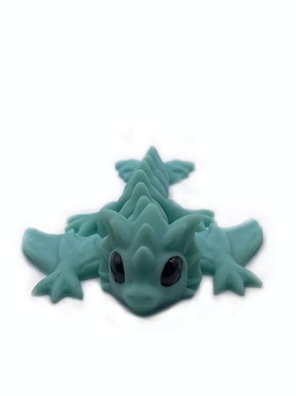 3D Printed Resin Articulated Dragon Fidget Toys