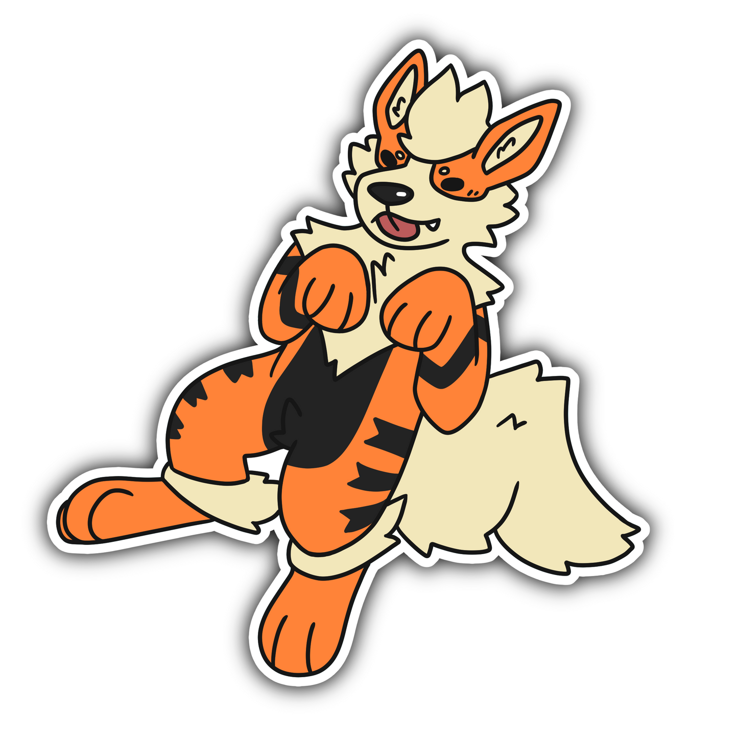 Arcanine Pokemon Sticker